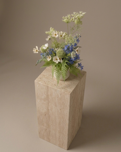 The Summer Ether — Specimen 101 on pedestal, angled view